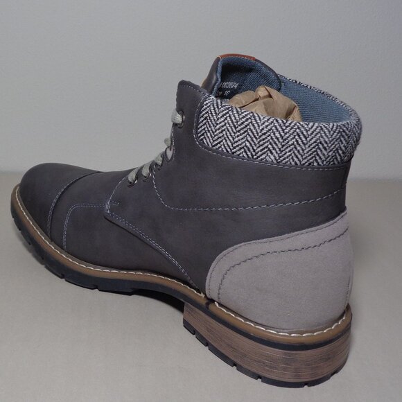 Vance Co. Size 10 M / MANZO / Grey / Ankle Boots / New Men\'s Shoes main image 4